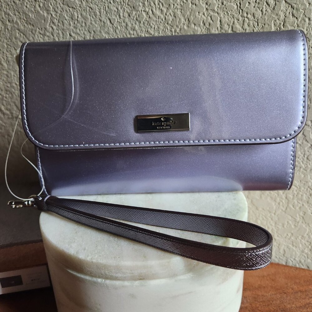 Kate Spade - Kenzie Boxed Medium Flap Wristlet Wallet - Candied Flower - NWT
